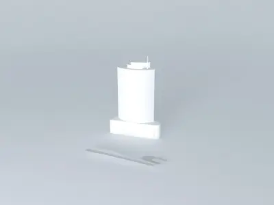 Parus Office Tower 3D model
