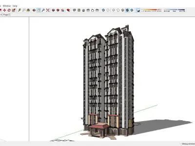 Sketchup Tower C6 3D model