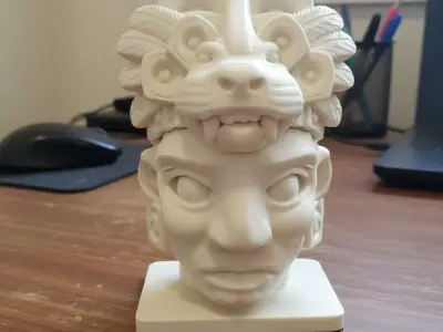 Mayan Head  3D print model