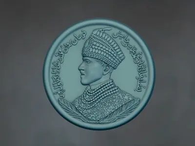 Antique coin 3D Relief  3D print model purchase