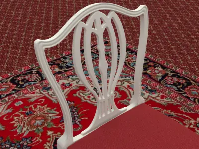 Georgian Dining Chair 3D model