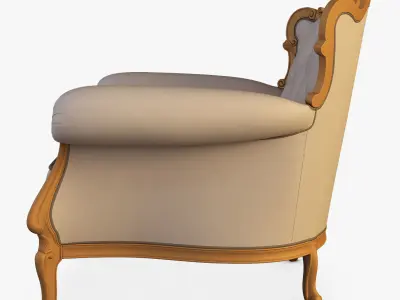 Angelo Cappellini Austen armchair 3D model