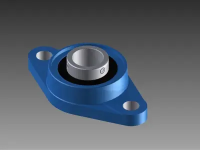 Mancal UCFL 206 30 Free 3D model