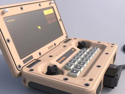 Rugged controller 3D model