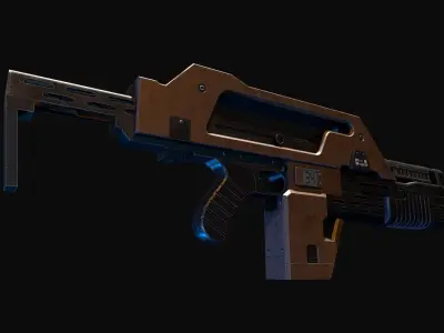 M41A Pulse Rifle  Alien  3D model