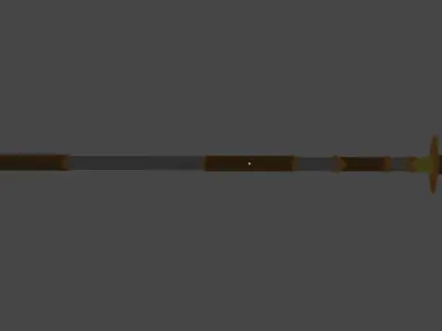 Spear Low-poly 3D model shop