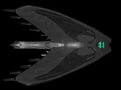 Star Trek Praetor Flagship Low-poly 3D model