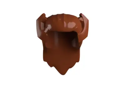 Custom3Dprint Minifigure Accessory - Minifigure Hair S2 - 081 3D print model