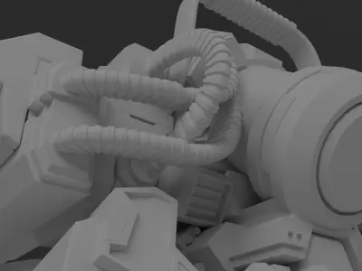 robot automata 3D model