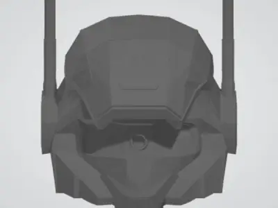 Super Mecha - Rajeek of Code Name R4JEK - 3D Print Ready Low-poly 3D model