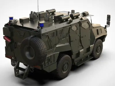 BMC Vuran Low-poly 3D model