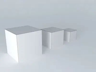 wood boxes Free 3D model