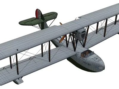 SIAI S16 Low-poly 3D model