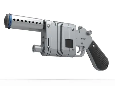 Blaster pistol NN-14 from the movie Star Wars The Force Awakens 3D model