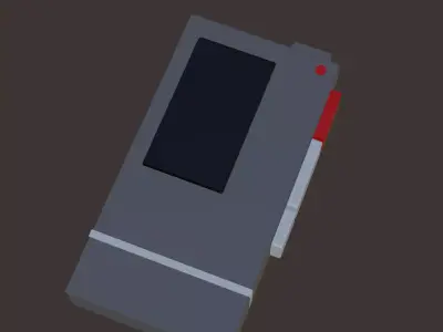 Recorder electronic device Free 3D model