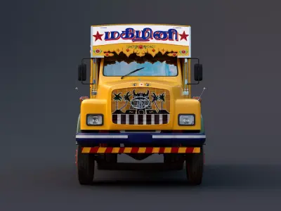 TATA se Truck 3D model