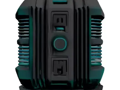 Futuristic Portable Power Station 3D model