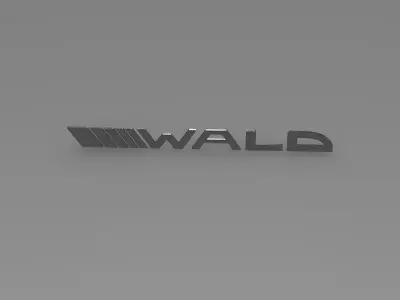Wald logo  3D model