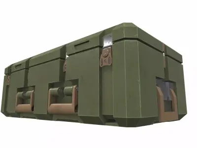 Military box 02 3D model