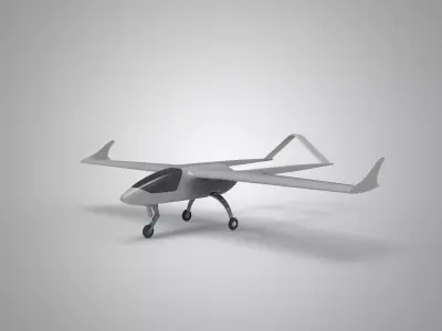 SPY UAV  Low-poly 3D model