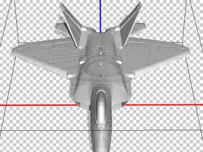 FIGHTER JET F22 3D model