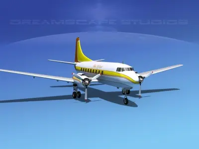 Martin 404 Private  3D model