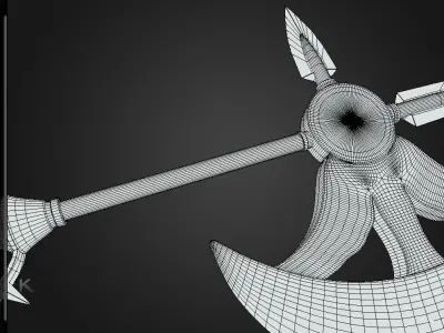 Rhitta from 7 deadly Sins 3D model