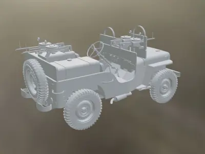 Jeep Willys SAS Europ 3D print model