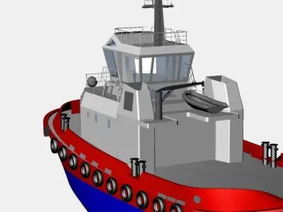 Agencies boat 3D model