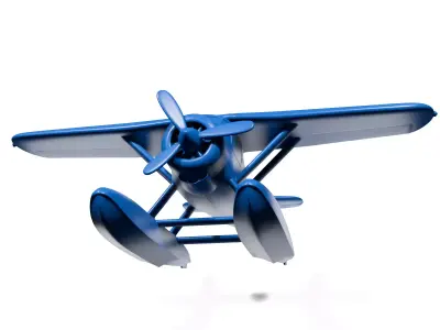 Seaplane 3D print model