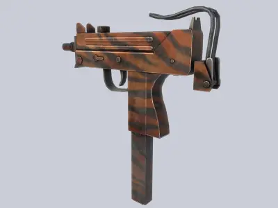 MAC10 Tiger Low-poly 3D model