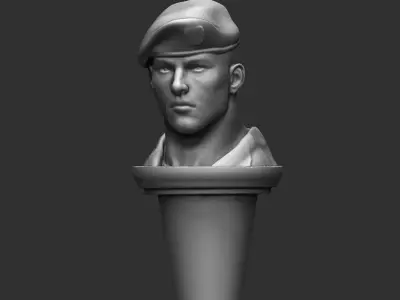 Military Bottle Toppers 3D print model