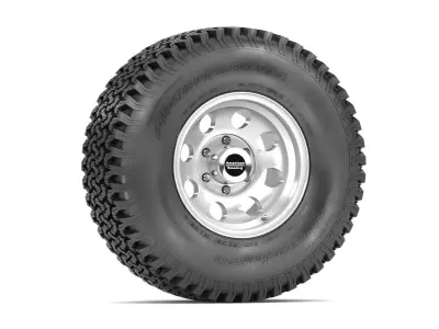 OFF ROAD WHEEL AND TIRE COLLECTION 2 3D Model Pack