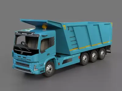 Volvo Electric FMX Tipper 2019 3D model