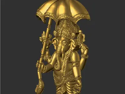 God Ganesha 3D print model