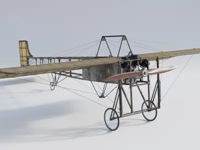 Bleriot XI Mono Airplane 