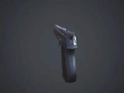 Beretta M9A3 Pistol Low-poly 3D model