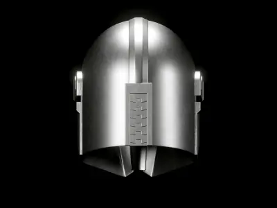 The Mandalorian Helmet 3D model purchase