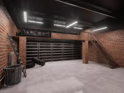 Warehouse loft 3D model order