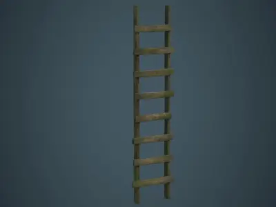 Ladder 2B Low-poly 3D model