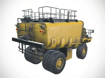 Water Tank Opencast Mines 3D model