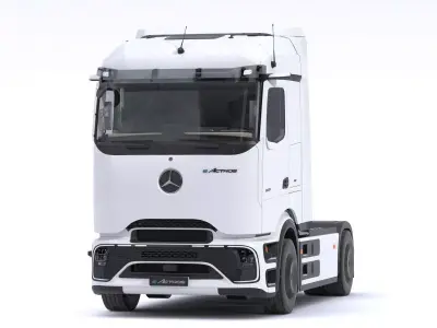 Mercedes-Benz eActros 600 Electric Truck 3D model