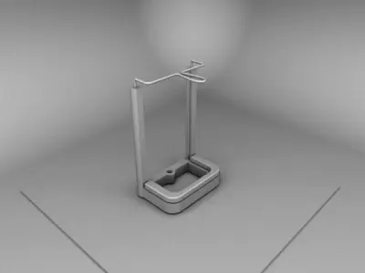 TRIPOD HEAD MOBILE HOLDER 3D MODEL Low-poly 3D model