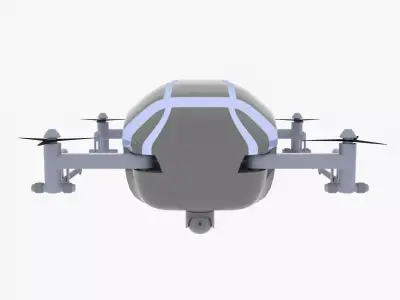 Sci-fi Drone 3D model 3