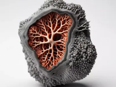 Abstract Biological Fractal Structure 3D model