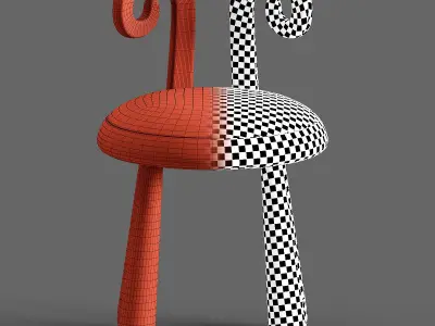 chair children new 3D model