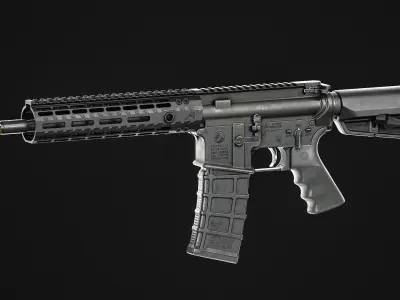 Rearden DPB Muzzle Device Low-poly 3D model