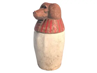 jar 3 Low-poly 3D model