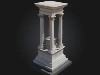 Monumental Elegance  Majestic Designs in Stone 3D model