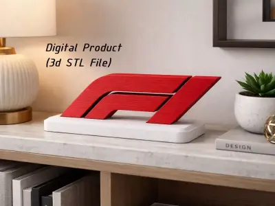 Decorative Formula 1 Logo  3D print model